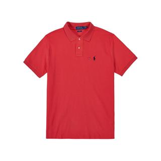 RALPH LAUREN 拉夫劳伦 韩国直邮[POLO] POLO 柔软的棉 短袖 领子T恤 修身版型(珊瑚红色)