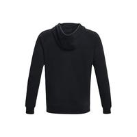 安德玛（UNDERARMOUR）男子棉织连帽训练运动卫衣1379684 黑色001 M