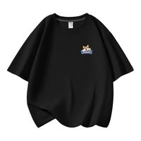 La Chapelle拉夏贝尔polo衫男短袖夏季时尚透气翻领户外上衣t恤男 可爱修狗#黑 XL 【体重140斤-160斤】