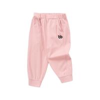 巴拉巴拉童装男童裤子简约风时尚宝宝长裤儿童夏装撞色休闲裤女童