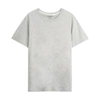 三枪(THREEGUN)男士短袖T恤春夏水柔棉圆领打底宽松透气棉质男士青年汗衫 浅麻灰 3XL