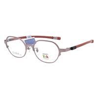 精工(SEIKO)系列眼镜框新乐学优选青少年儿童近视眼镜架 KK0035C PI 48mm PI粉色