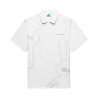 GXG男装柏拉兔联名满身解构logo短袖POLO衫GEX12413632