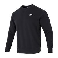 耐克(NIKE)男女装 2024夏季运动服户外休闲圆领短袖时尚潮流T恤衫 黑色大勾/全棉舒适/男女同款 M(170/88A) 透气快干/黑色小勾