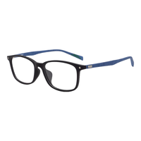 Levi's/李维斯 眼镜框+依视路钻晶膜岩1.56镜片 依视路钻晶膜岩1.56/-800度内 003磨砂黑框蓝腿