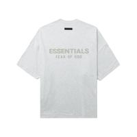 IT ESSENTIALS男装廓形V领短袖T恤简约潮酷宽松半袖44216FMM