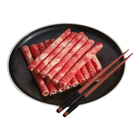 游牧御品 阿拉善国产牛肉卷450g 火锅涮煮食材 牛肉片 生鲜牛肉