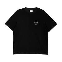 杰克·琼斯（JACK&JONES）夏季休闲潮流发泡图案纯棉圆领头像短袖T恤男224201208 E40黑色 常规 E40黑色 175/96A/M