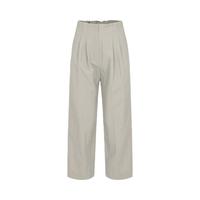 女士压褶设计高腰显瘦气质摩登阔腿长裤