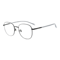 Levi's/李维斯 免费配镜 眼镜框+依视路钻晶膜岩1.56镜片 依视路钻晶膜岩1.56/-800度内 807黑色