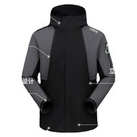 探路者 冲锋衣女2026年新款户外登山防风防水透湿外套运动夹克男