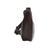 H&M女包女士包袋饺子包简约塔夫绸衬里小号月牙形单肩包1175893 深棕色 小包