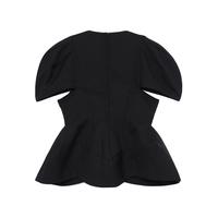 IT 日本ENFÖLD女装泡泡袖上衣摩登复古立体解构剪裁300040XM