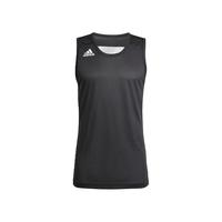 adidas速干舒适双面穿篮球运动背心男装夏季阿迪达斯DX6385 黑色/白 M