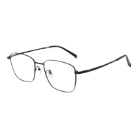 Levi's/李维斯 防蓝光 男士近视眼镜架+国产1.598防蓝光镜片 国产1.598防蓝光镜片/-1000度内 003黑色