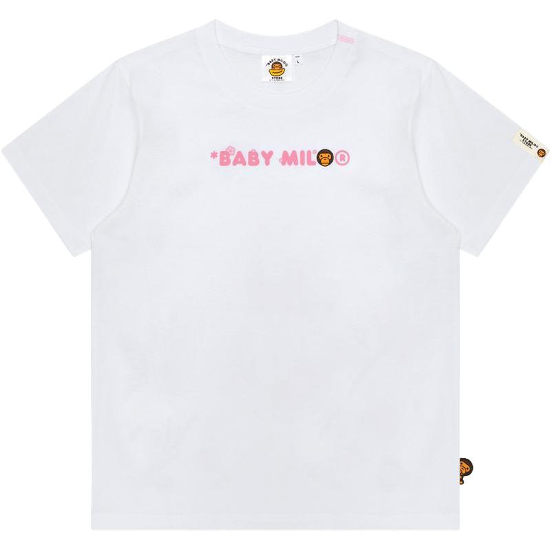 BABY MILO STORE女装春夏卡通图案印花休闲潮流短袖T恤0429XXM