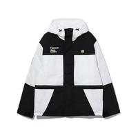 it UNDER GARDEN连帽羽绒服秋新潮流拼色印花7141