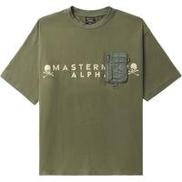 IT MASTERMIND WORLD男装短袖T恤暗黑潮流饰口袋半袖1TS200ML