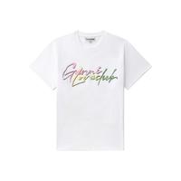 IT GANNI女装圆领短袖T恤清爽时尚彩色字母印花半袖T39211XN