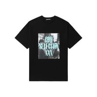 IT GOD SELECTION XXX男装短袖T恤欧美潮流照片印花宽松半袖