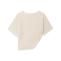 IT IRO女装宽松短袖上衣简洁时尚绳结缩褶纯色半袖ALIZEEXM