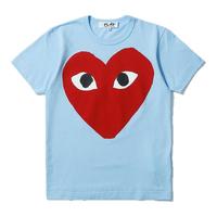 IT CDG PLAY COMME des GARCONS川久保玲女装圆领短袖T恤潮牌73XE