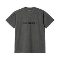  carhartt WIP 经典LOGO字母刺绣 男士短袖T恤  BKX/黑色，BLX/蓝色，BWX/咖啡色，GRL/绿色 S，M，L，XL