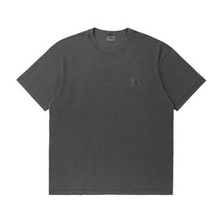  carhartt WIP 水洗特染 男士短袖T恤  BKD/黑色，NYL/军蓝色，BWL/咖啡色，PKX/粉红色，IVX/米白色 S，M，L，XL，XXL
