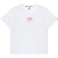 Aape女装春夏猿颜渐变小熊字母印花休闲短袖T恤1529XXM