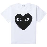 IT CDG PLAY COMME des GARCONS川久保玲童装短袖T恤时尚爱心印花
