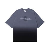 Aape 渐变拼色 男士短袖T恤 GYL/灰色,YEX/黄色 S,M,L,XL