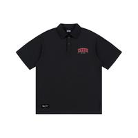 it izzue男女同款短袖翻领polo衫2024夏季简约基础款上衣