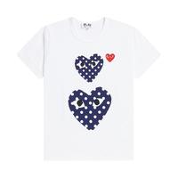 IT CDG PLAY COMME des GARCONS川久保玲女装短袖T恤波点爱心装饰