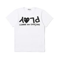 IT CDG PLAY COMME des GARCONS川久保玲女装短袖T恤爱心logo印花