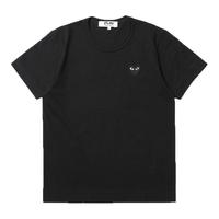 IT CDG PLAY COMME des GARCONS川久保玲女装短袖T恤黑色爱心刺绣