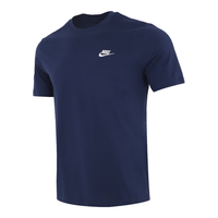 耐克(NIKE)短袖T恤男士2024夏季运动服针织透气圆领休闲上衣AR4999-100 AR4999-410蓝色 XL 身高175-180体重140-160斤