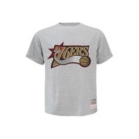 Mitchell&Ness NBA 76人队 纯棉宽松 男士短袖T恤