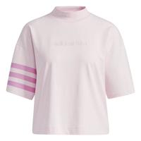adidas NEO W CS MAR TEE 女款半高领透气运动T恤