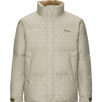 HLA海澜之家羽绒服男24新亦心即为老花立领外套男冬HWRAW4W043A 米杏花纹96 165/84A S114~124斤