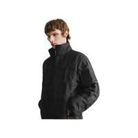 UR2024秋冬男装潮流满底压印拉链口袋羽绒服UMV140030 正黑 L