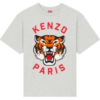 KENZO 中性男女同款老虎oversize加大宽松休闲套头T恤
