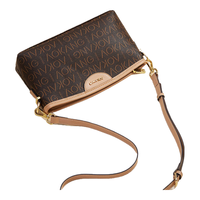 奥康 包包女包大容量托特单肩包复古斜挎包手提包 BG701909-咖色