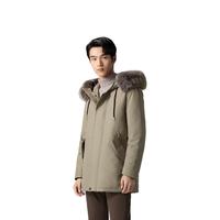 威可多(VICUTU)男士休闲鹅绒服商务羽绒服外套VRS20472509 奶茶色 185/100A 2XL (185/100A)