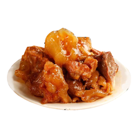 凘梦沅内蒙古筋头巴脑牛肉原切火锅烤肉食材红烧炖煮加热即食露营食材 筋头巴脑净重2400g(四盒)