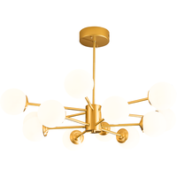 雷士 NVC照明客厅吊灯灯具简约大气北欧分子吊灯现代客厅卧室中山灯具