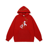 古由卡 UTHOOD 贺岁 男女通用连帽卫衣 W5830