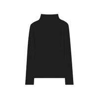 六只兔子椰油美肤肌底衣早秋薄款打底衣百搭高领秋衣内搭外穿显瘦修身 幻影黑 XL 120-160