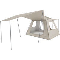 骆驼 户外露营帐篷便携式折叠防雨加厚野营全自动天幕帐 173BA6B109