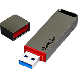 thinkplus 高速传输 移动固态U盘  灰色 256GB