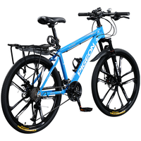 飞鸽（FLYING PIGEON）飞鸽山地自行车成人男女变速青少年中小车越野户外骑行赛单车 【铝合金】G8002代-十刀轮-蓝色 27.5寸轮组（适合170-190cm） 27速版